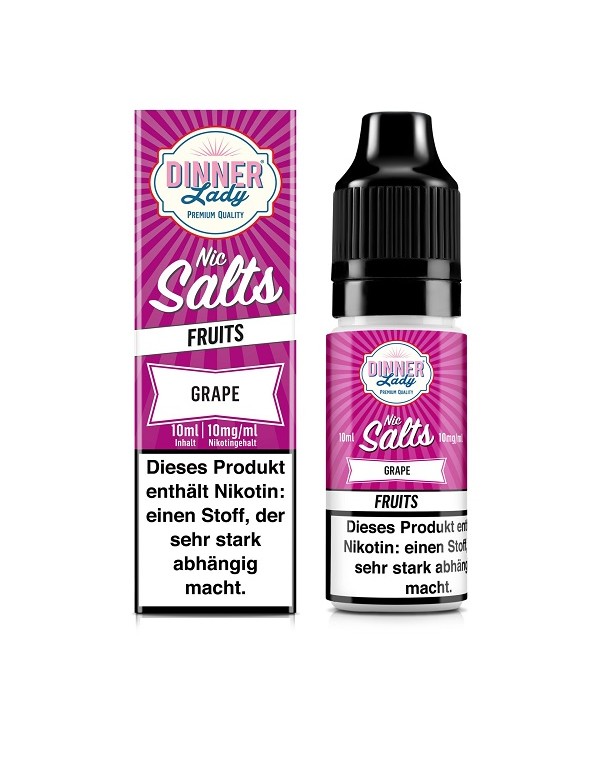 Dinner Lady GRAPE 10mg/ml Liquid 10ml