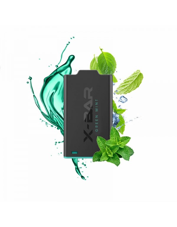 X-Shisha Pod Green Mint Nikotinfrei by X-BAR