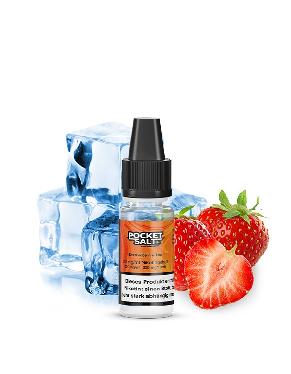 Pocket Salt Strawberry Ice Nikotinsalz Liquid 20mg...