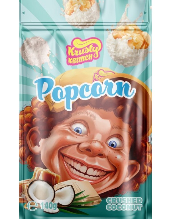 Krusty Krunch Crushed Coconut Popcorn 140g