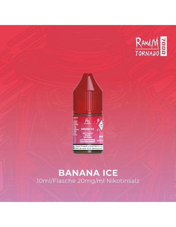 RandM Tornado 7000 Liquid mit Nikotin Banana Ice 2...