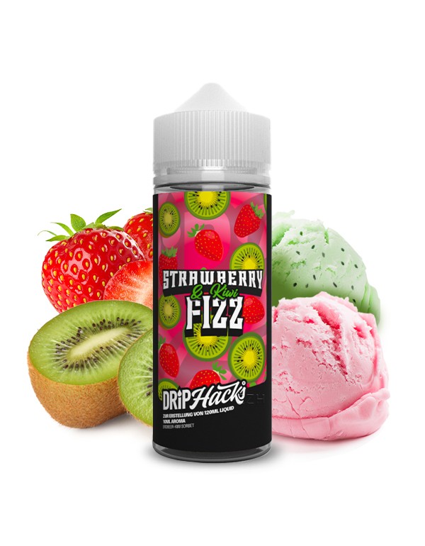 DRIP HACKS Strawberry & Kiwi Fizz Aroma 10ml