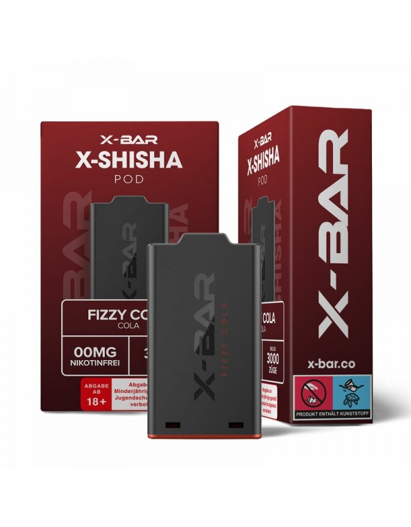 X-Shisha Pod Fizzy Cola Nikotinfrei by X-BAR