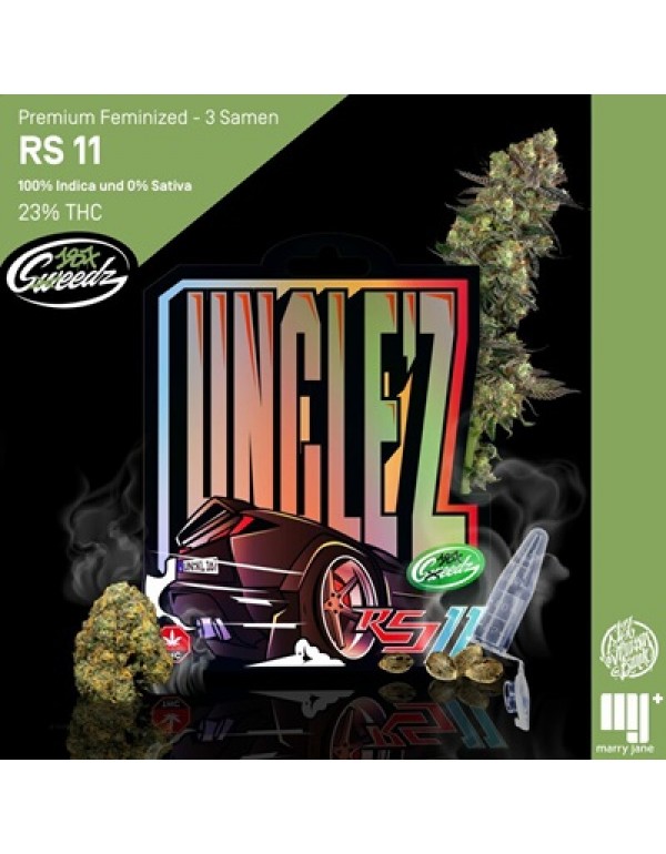 187 Sweedz Cannabis Samen Bonez MC Unclez RS11 3 S...