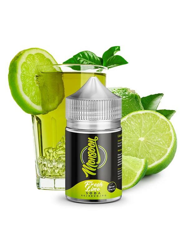 MONSOON - Fresh Lime Soda Liquid 50ml 0mg