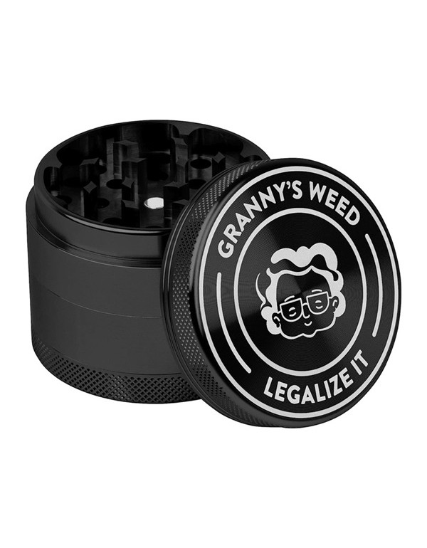 Granny's Weed Grinder Schwarz - Black