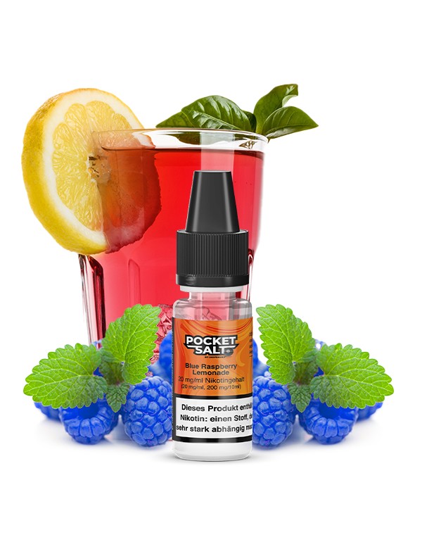 Pocket Salt Blue Raspberry Lemonade Nikotinsalz Li...