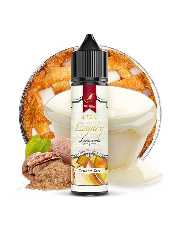 OMERTA Liquids Legacy Leonardo Custard Tart Aroma ...