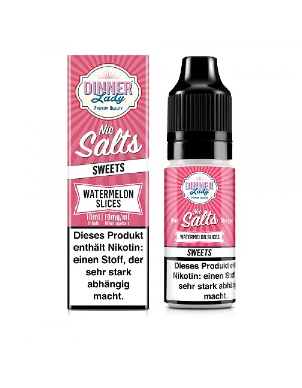 Dinner Lady WATERMELON SLICES 10mg/ml Liquid 10ml