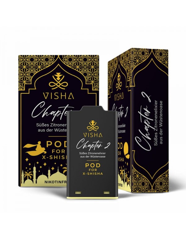 VISHA - X-Shisha Pod Chapter 2 - 0mg - Süßes Zit...