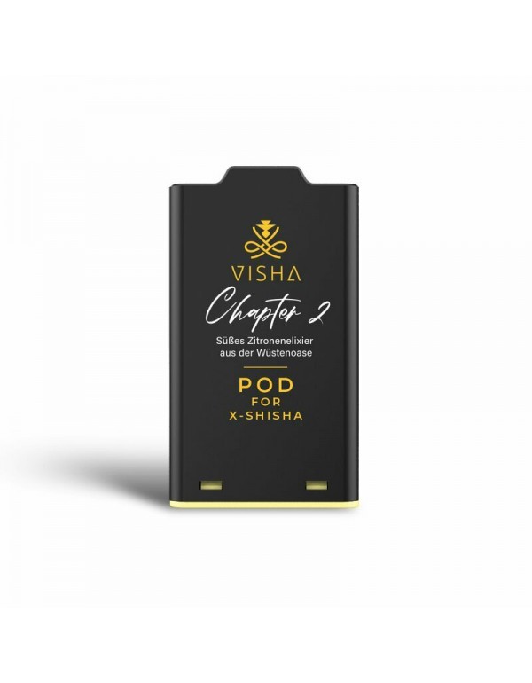 VISHA - X-Shisha Pod Chapter 2 - 0mg - Süßes Zitronenelixier aus der Wüstenoase