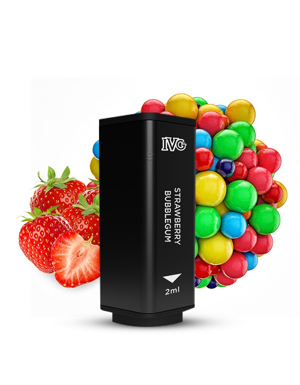 IVG 2400 Pods Strawberry Bubblegum 20mg/ml 2 Stüc...