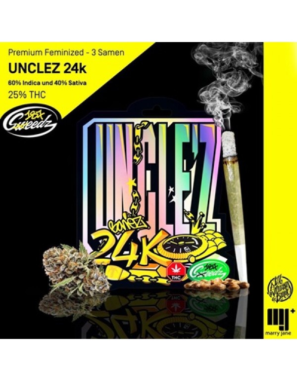 187 Sweedz Cannabis Samen Bonez MC Unclez 24K 3 St...