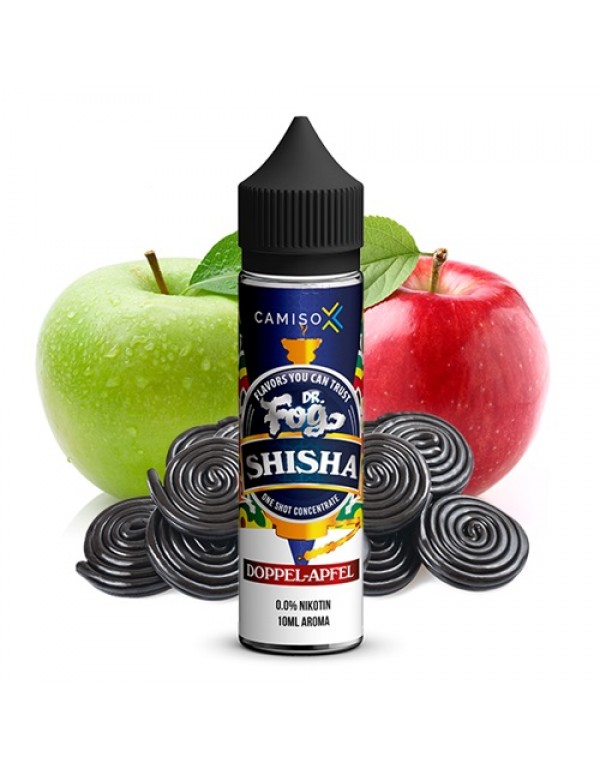 DR. FOG Shisha Doppel Apfel Aroma 10ml