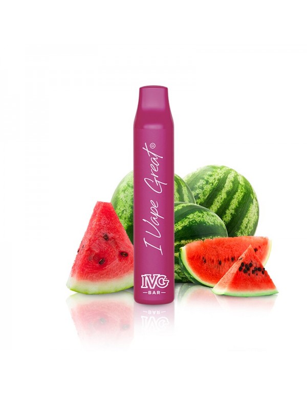 IVG BAR Watermelon E Zigarette mit Nikotin 20mg/ml