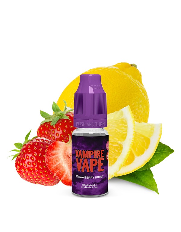 VAMPIRE VAPE - Strawberry Burst Liquid 10ml 0mg