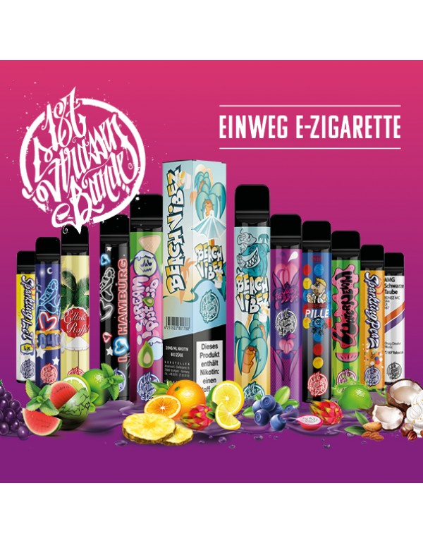 187 Vape Miami Vice E Zigarette mit Nikotin 20mg/ml