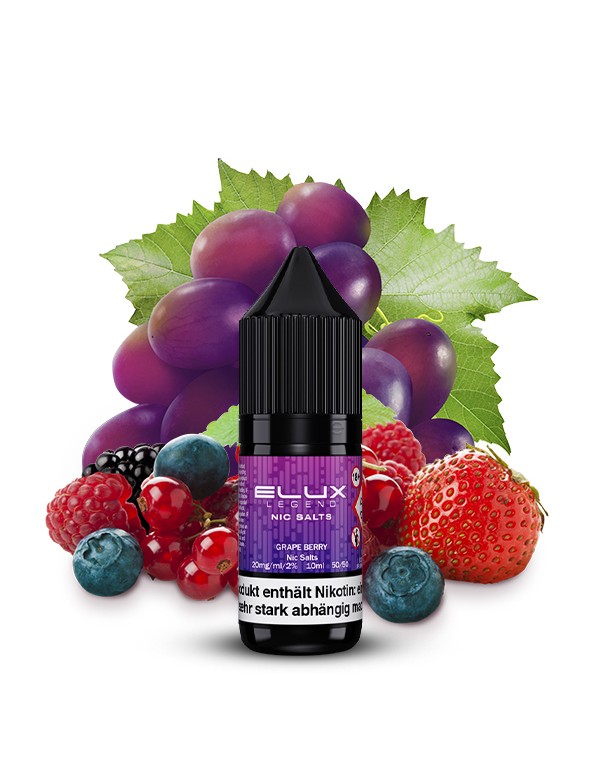 ELUX Liquid mit Nikotin Grape Berry 20mg/ml