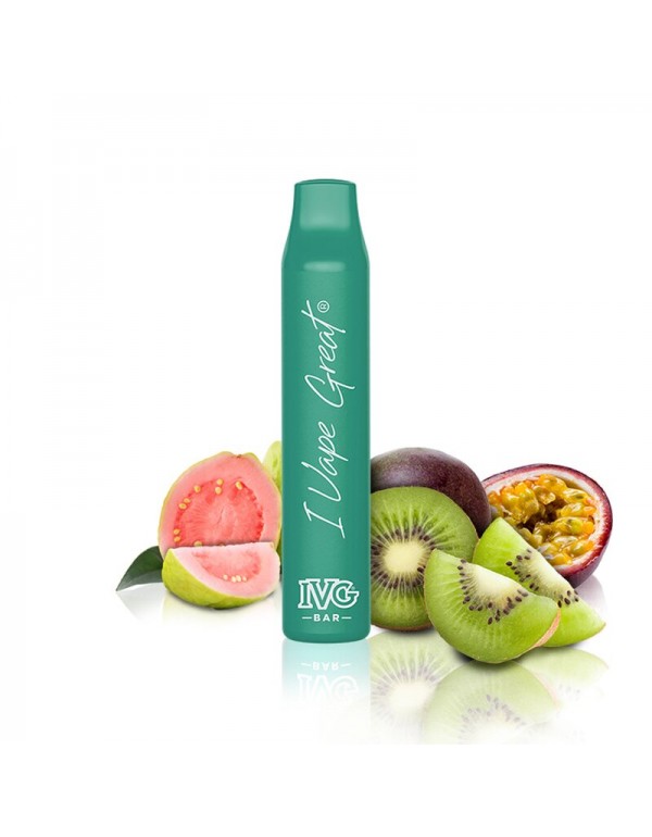 IVG BAR E-Zigarette Vape Pen Kiwi Passion Fruit Gu...