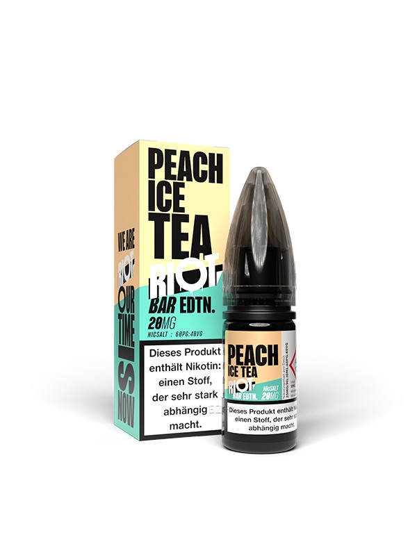 RIOT SQUAD Bar Edition Peach Ice Tea 20mg/ml Liquid 10ml