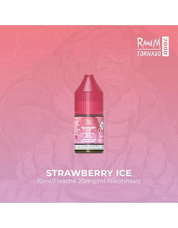 RandM Tornado 7000 Liquid mit Nikotin Strawberry I...