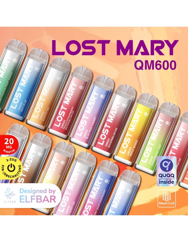 LOST MARY QM600 Einweg Vaper Disposable Cola 20mg/ml