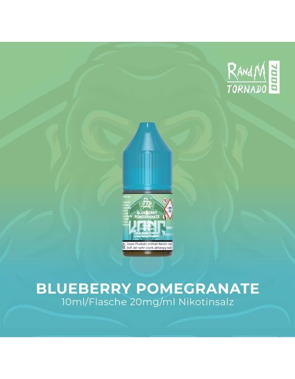 RandM Tornado 7000 Liquid mit Nikotin Blueberry Po...