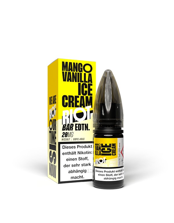 RIOT SQUAD Bar Edition Mango Vanilla Ice Cream Liquid 20mg/ml 10ml