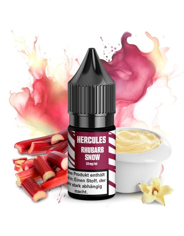 HERCULES Overdosed Rhubarb Snow Liquid 10ml - 10mg