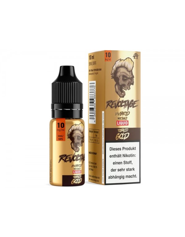 REVOLTAGE Tobacco Gold 10mg/ml Liquid 10ml