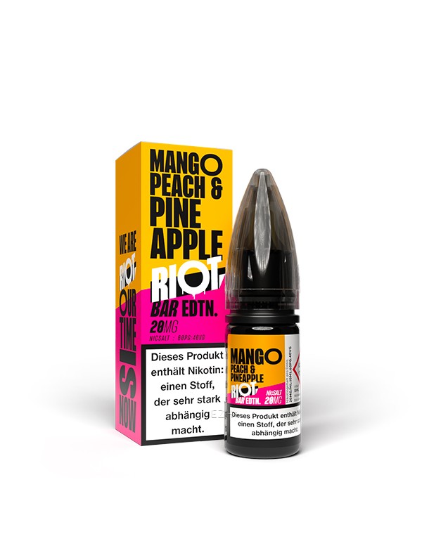 RIOT SQUAD Bar Edition Mango Peach Pineapple 20mg/ml Liquid 10ml