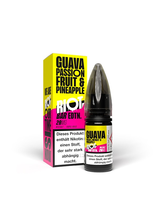 RIOT SQUAD Bar Edition Guava Passionfruit Pineapple 20mg/ml Liquid 10ml