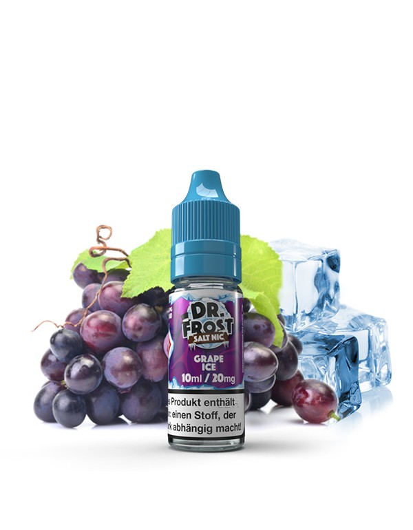 DR. FROST Grape ICE Nikotinsalz Liquid ICE COLD Re...