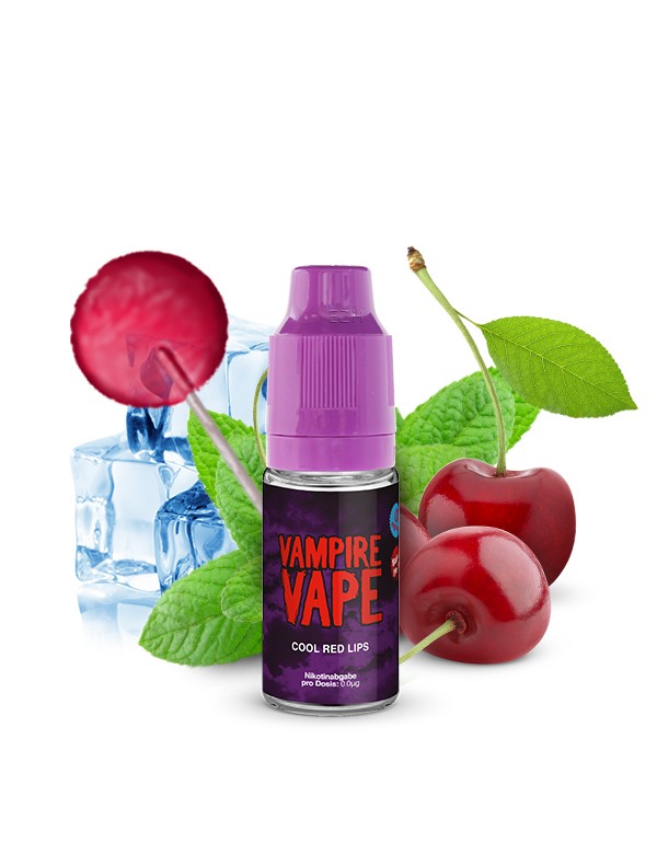 VAMPIRE VAPE - Cool Red Lips Liquid 10ml 0mg