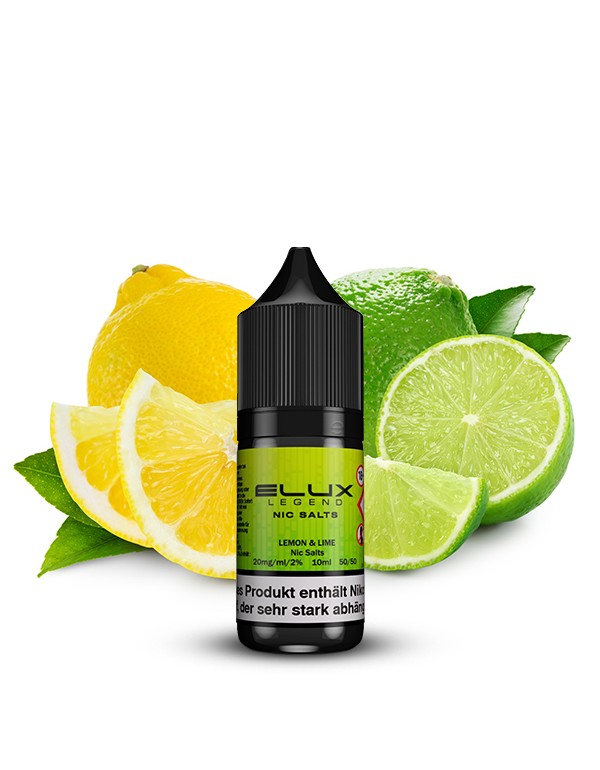 ELUX Liquid mit Nikotin Lemon & Lime 20mg/ml