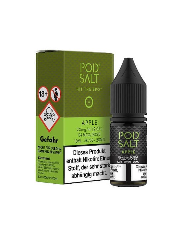 PODSALT Core Apple Liquid (50/50) 20mg 10ml