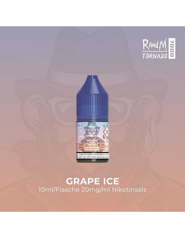 RandM Tornado 7000 Liquid mit Nikotin Grape Ice 20...