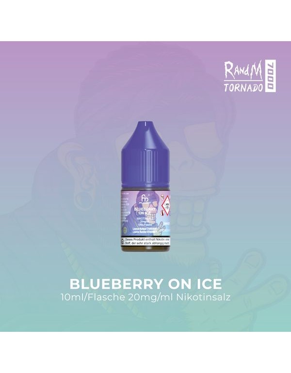 RandM Tornado 7000 Liquid mit Nikotin Blueberry on...