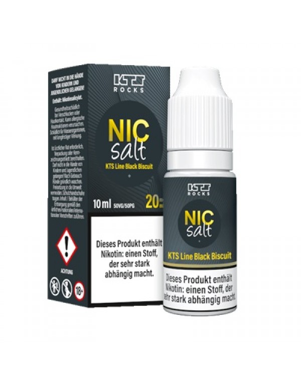 KTS Black Biscuit Nic Salt Nikotinsalz Liquid 20mg...