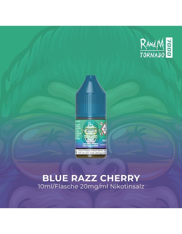 RandM Tornado 7000 Liquid mit Nikotin Blue Razz Ch...