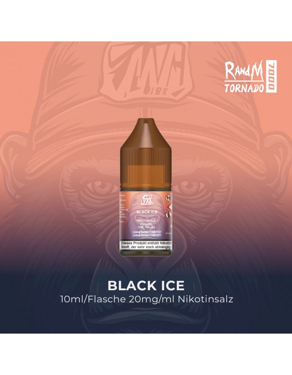 RandM Tornado 7000 Liquid mit Nikotin Black Ice 20...