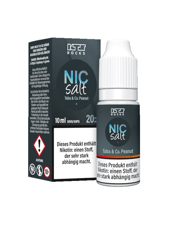 KTS Peanut Tabak & Co Nic Salt Nikotinsalz Liquid ...