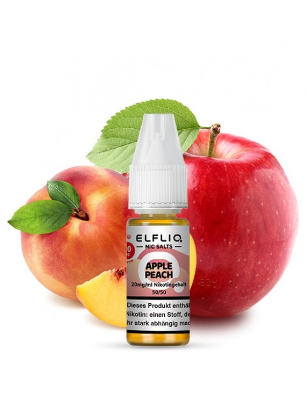 ELFBAR ELFLIQ Apple Peach Nikotinsalz Liquid 10ml ...