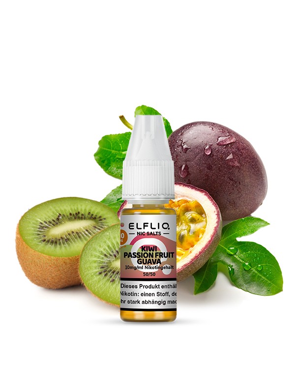 ELFLIQ KIWI PASSION FRUIT GUAVA Nikotinsalz Liquid...