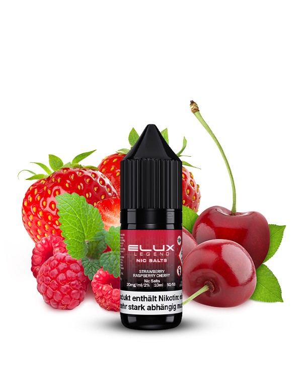 ELUX Liquid mit Nikotin Strawberry Raspberry Cherr...