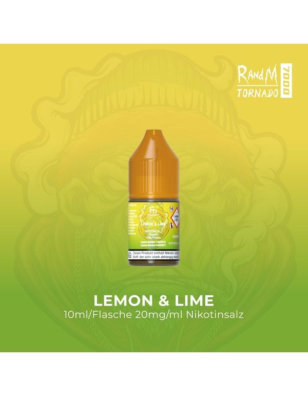 RandM Tornado 7000 Liquid mit Nikotin Lemon & Lime...