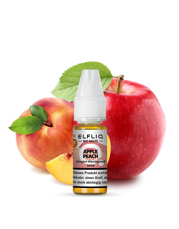 ELFBAR ELFLIQ Apple Peach Nikotinsalz Liquid 10ml ...