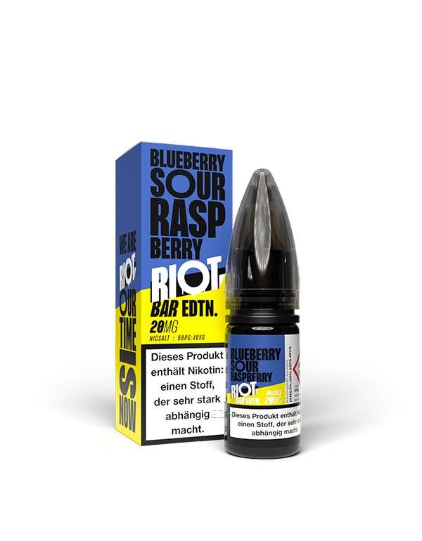 RIOT SQUAD Bar Edition Blueberry Sour Raspberry 20mg/ml Liquid 10ml