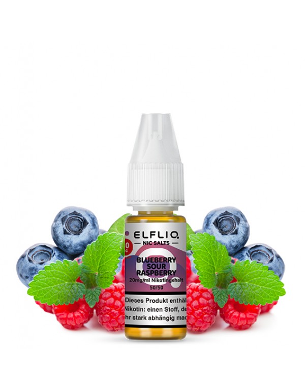 ELFLIQ BLUEBERRY SOUR RASPBERRY Nikotinsalz Liquid...