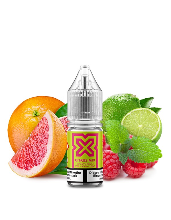 PODSALT X Citrus Mix Liquid (50/50) 20mg 10ml